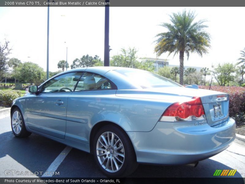 Celestial Blue Metallic / Calcite Cream 2008 Volvo C70 T5