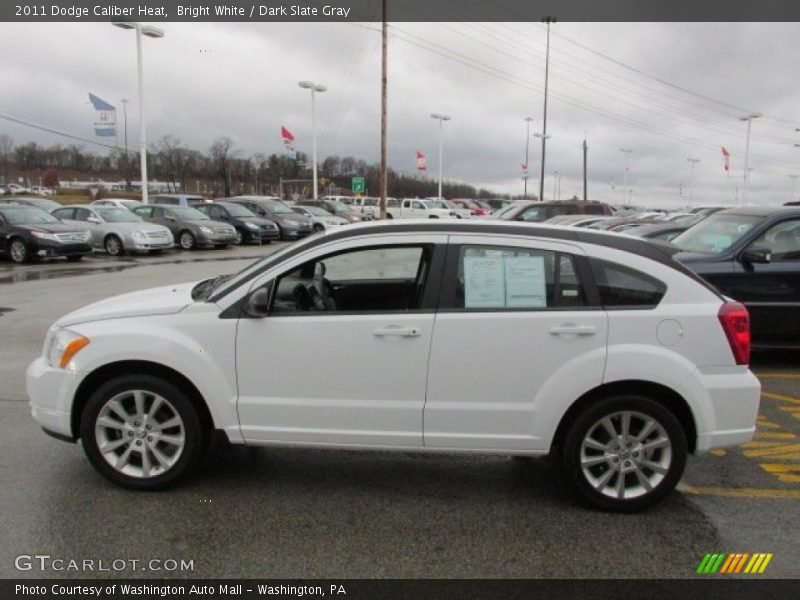 Bright White / Dark Slate Gray 2011 Dodge Caliber Heat