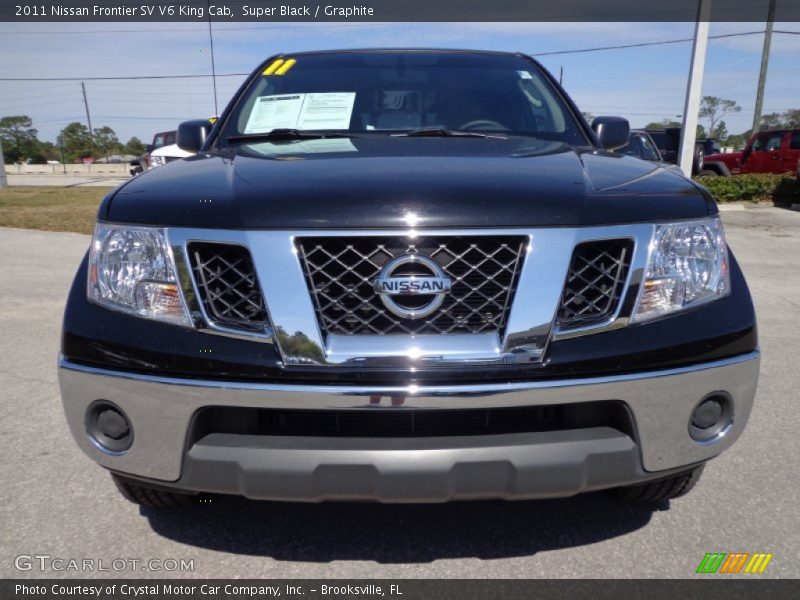 Super Black / Graphite 2011 Nissan Frontier SV V6 King Cab