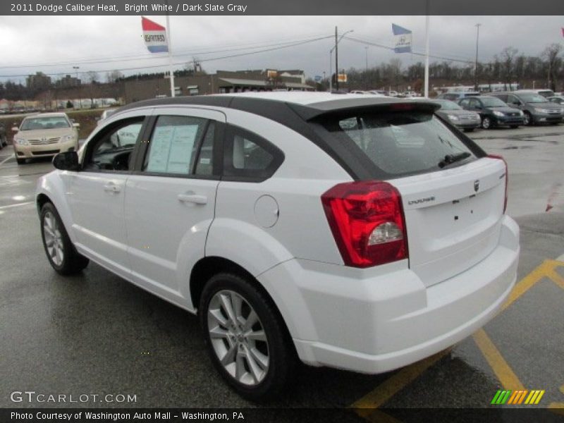 Bright White / Dark Slate Gray 2011 Dodge Caliber Heat