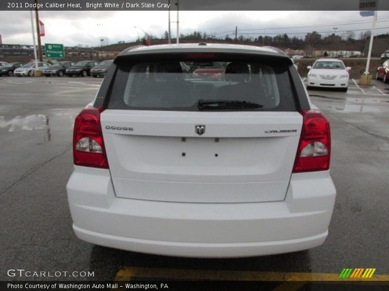 Bright White / Dark Slate Gray 2011 Dodge Caliber Heat