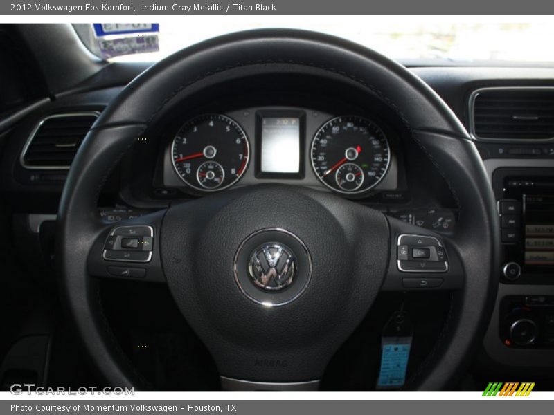 Indium Gray Metallic / Titan Black 2012 Volkswagen Eos Komfort