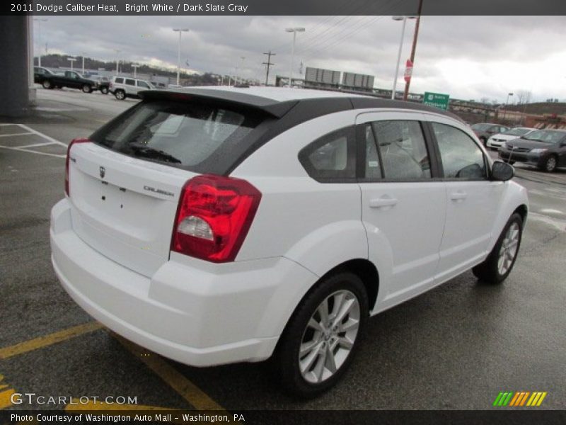 Bright White / Dark Slate Gray 2011 Dodge Caliber Heat