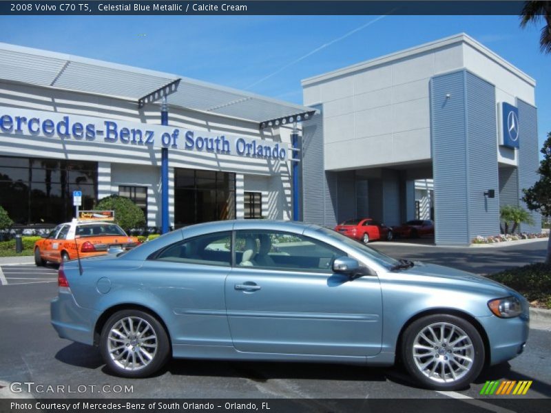Celestial Blue Metallic / Calcite Cream 2008 Volvo C70 T5