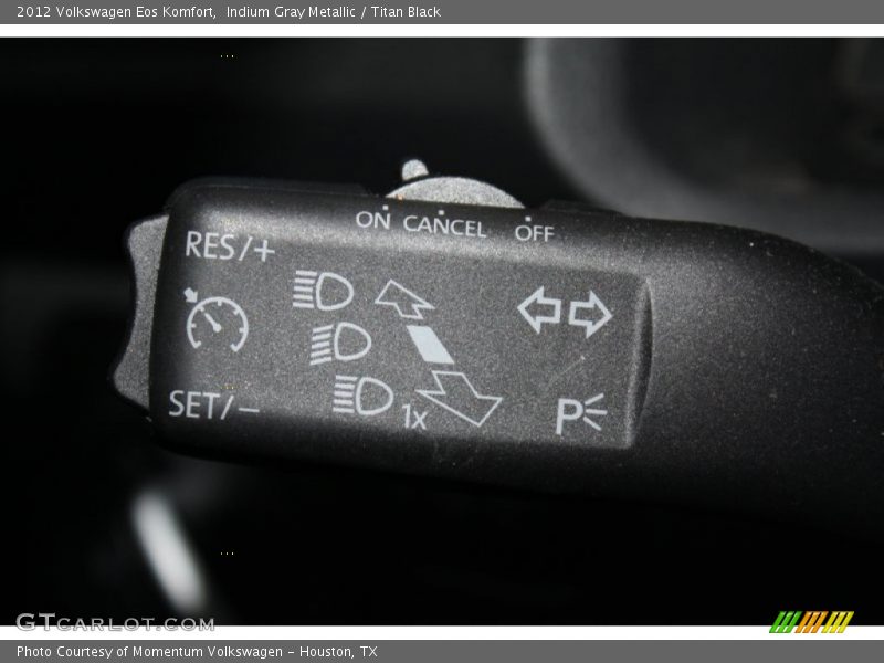 Indium Gray Metallic / Titan Black 2012 Volkswagen Eos Komfort