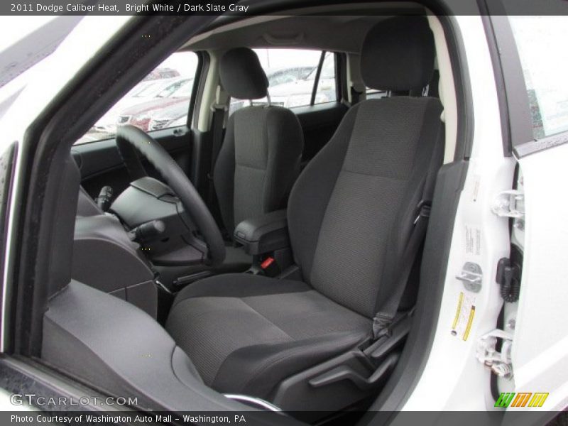 Bright White / Dark Slate Gray 2011 Dodge Caliber Heat