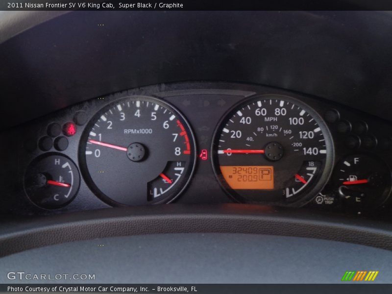 Super Black / Graphite 2011 Nissan Frontier SV V6 King Cab