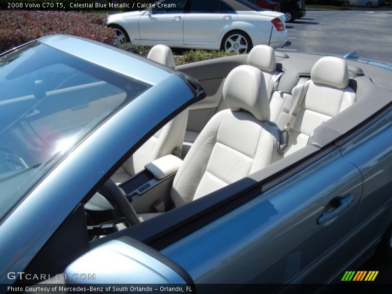 Celestial Blue Metallic / Calcite Cream 2008 Volvo C70 T5