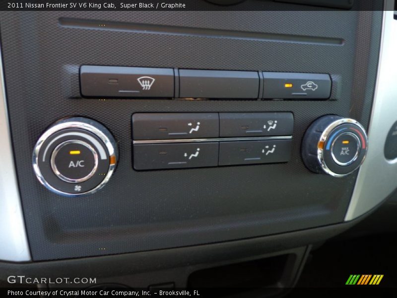 Super Black / Graphite 2011 Nissan Frontier SV V6 King Cab