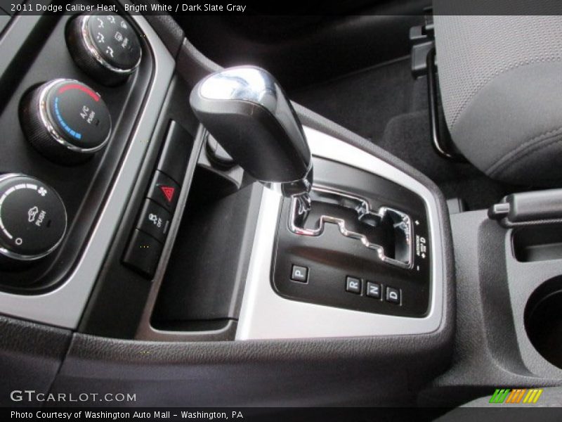 Bright White / Dark Slate Gray 2011 Dodge Caliber Heat