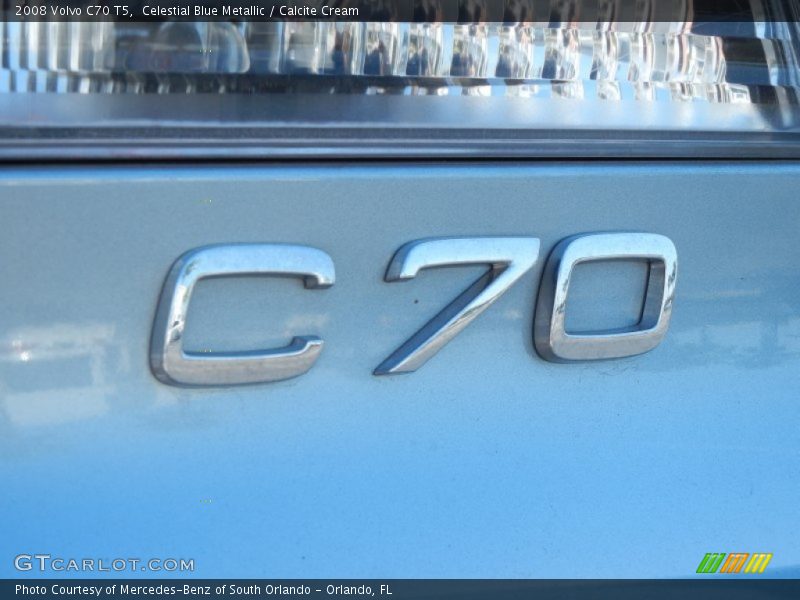 Celestial Blue Metallic / Calcite Cream 2008 Volvo C70 T5