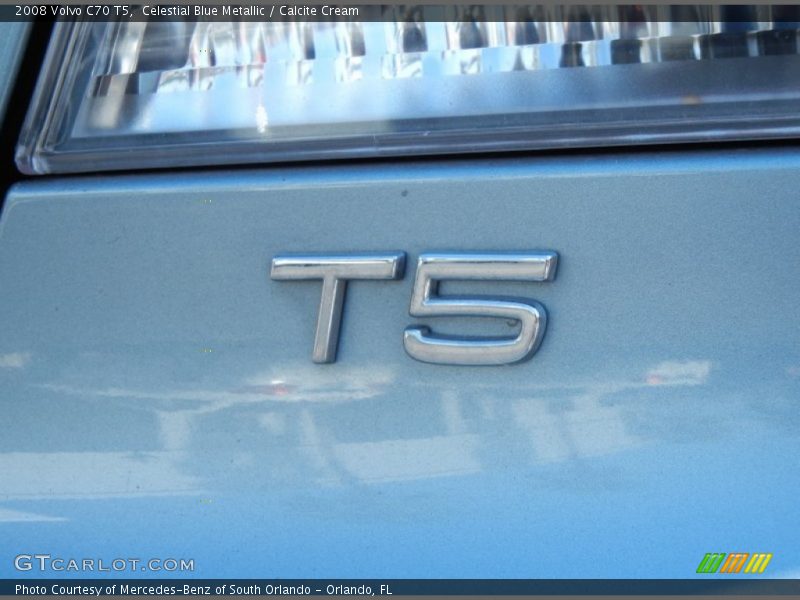 Celestial Blue Metallic / Calcite Cream 2008 Volvo C70 T5