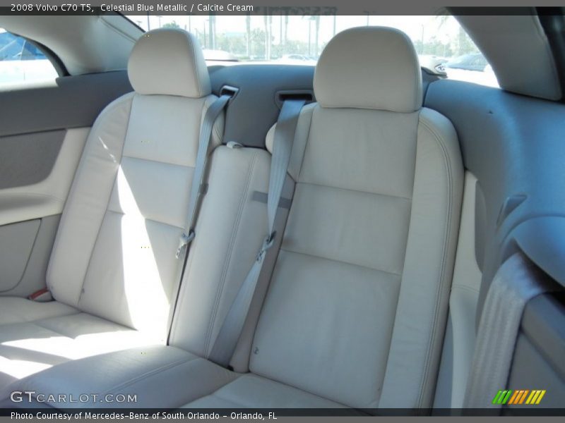 Rear Seat of 2008 C70 T5