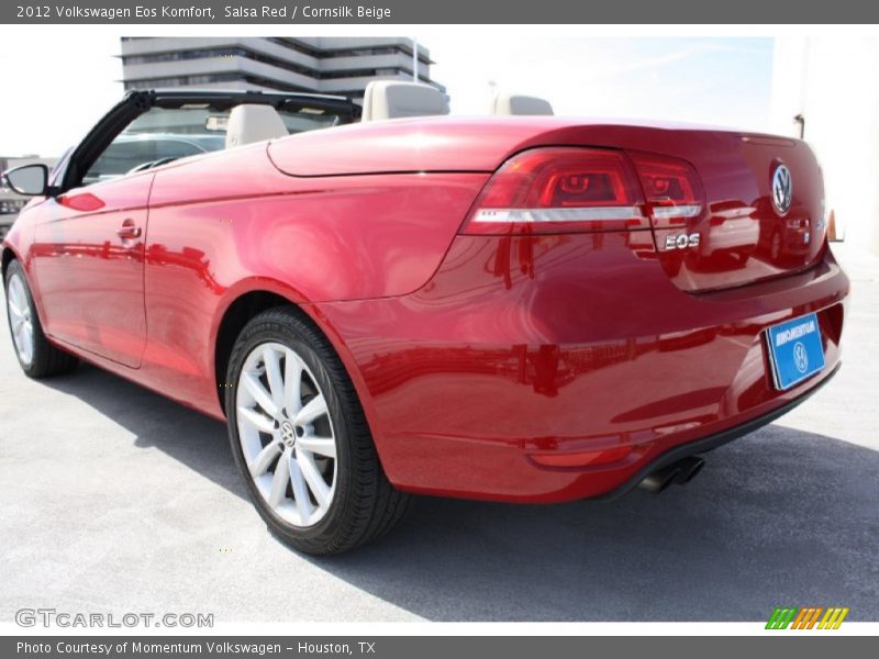 Salsa Red / Cornsilk Beige 2012 Volkswagen Eos Komfort