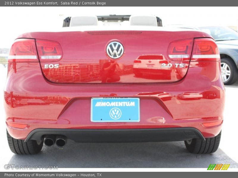 Salsa Red / Cornsilk Beige 2012 Volkswagen Eos Komfort