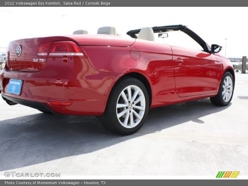 Salsa Red / Cornsilk Beige 2012 Volkswagen Eos Komfort