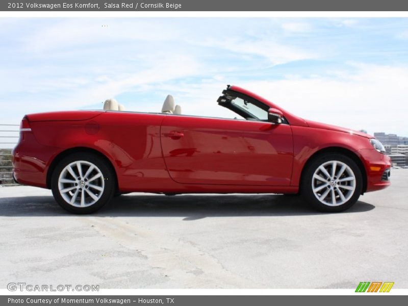 Salsa Red / Cornsilk Beige 2012 Volkswagen Eos Komfort