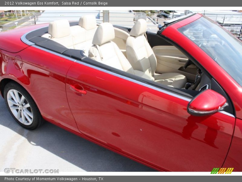 Salsa Red / Cornsilk Beige 2012 Volkswagen Eos Komfort