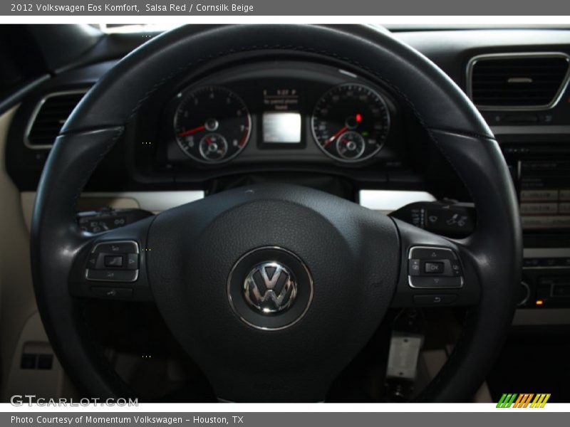 Salsa Red / Cornsilk Beige 2012 Volkswagen Eos Komfort