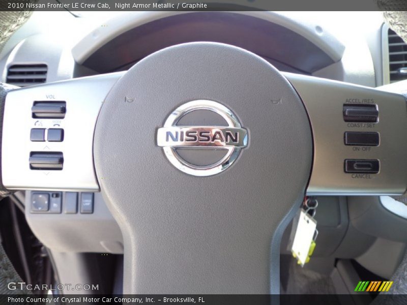 Night Armor Metallic / Graphite 2010 Nissan Frontier LE Crew Cab