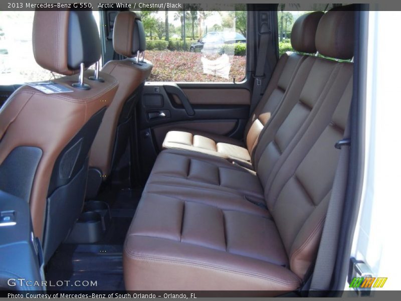 Rear Seat of 2013 G 550