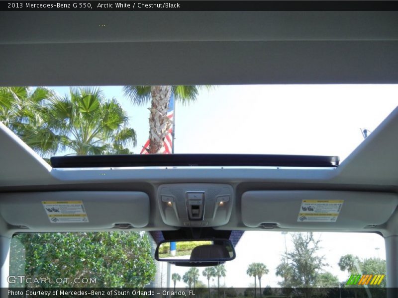 Sunroof of 2013 G 550