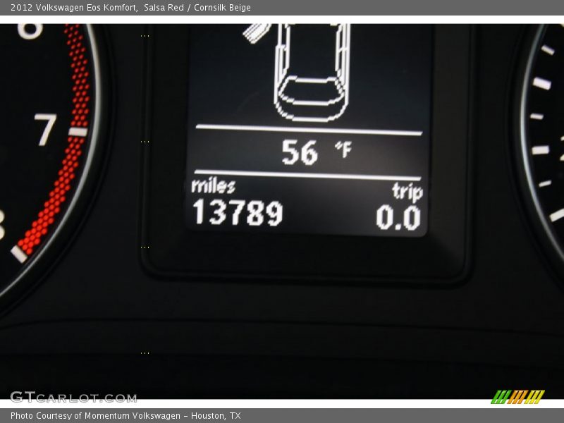 Salsa Red / Cornsilk Beige 2012 Volkswagen Eos Komfort