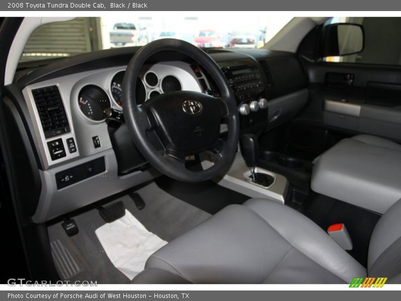 Black / Black 2008 Toyota Tundra Double Cab