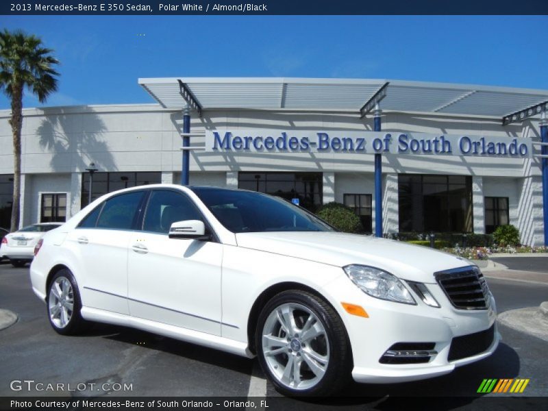 Polar White / Almond/Black 2013 Mercedes-Benz E 350 Sedan