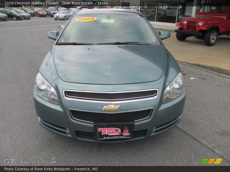 Silver Moss Metallic / Ebony 2009 Chevrolet Malibu LT Sedan