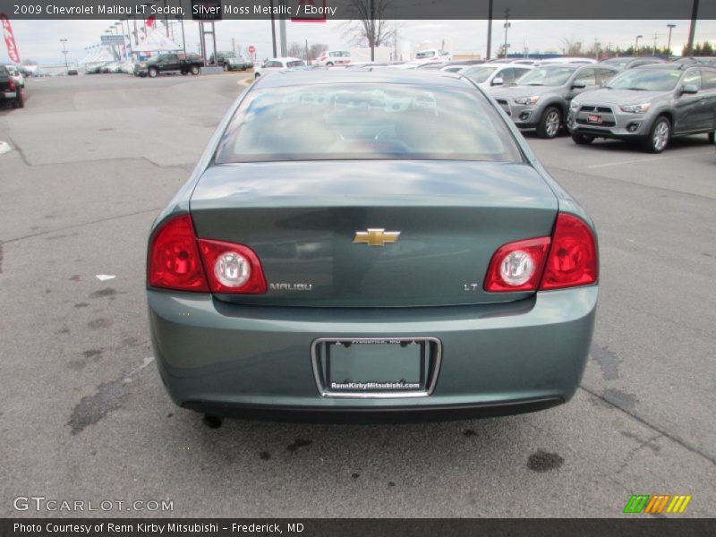 Silver Moss Metallic / Ebony 2009 Chevrolet Malibu LT Sedan