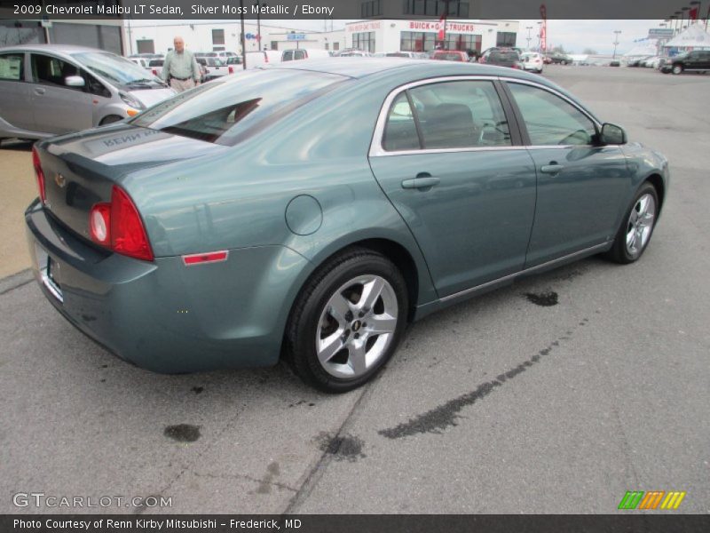 Silver Moss Metallic / Ebony 2009 Chevrolet Malibu LT Sedan