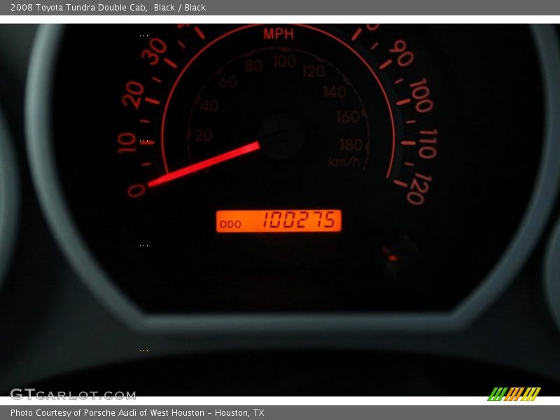 Black / Black 2008 Toyota Tundra Double Cab