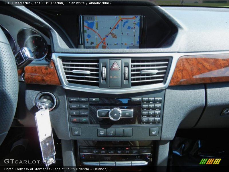 Controls of 2013 E 350 Sedan