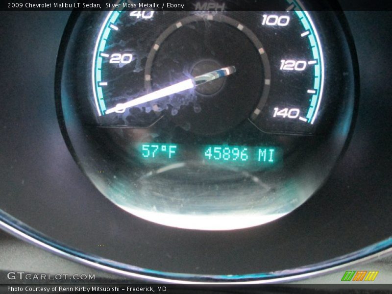 Silver Moss Metallic / Ebony 2009 Chevrolet Malibu LT Sedan