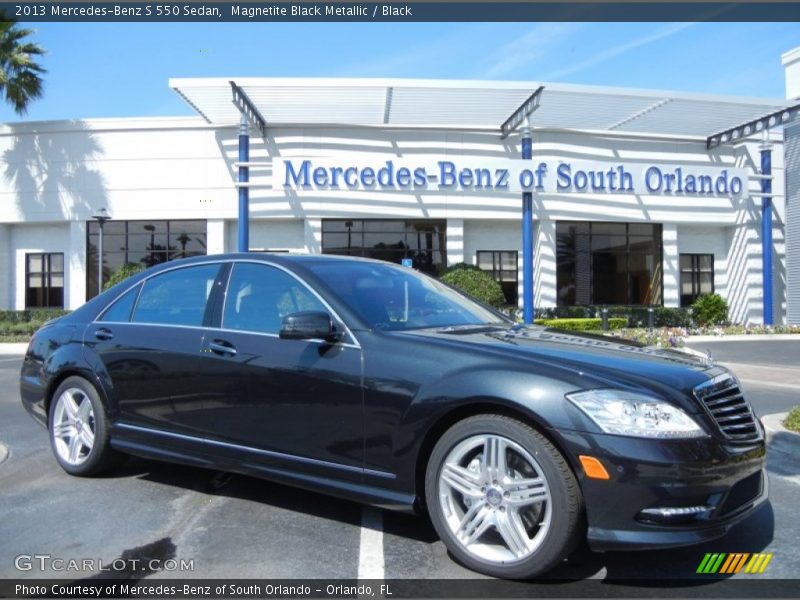 Magnetite Black Metallic / Black 2013 Mercedes-Benz S 550 Sedan