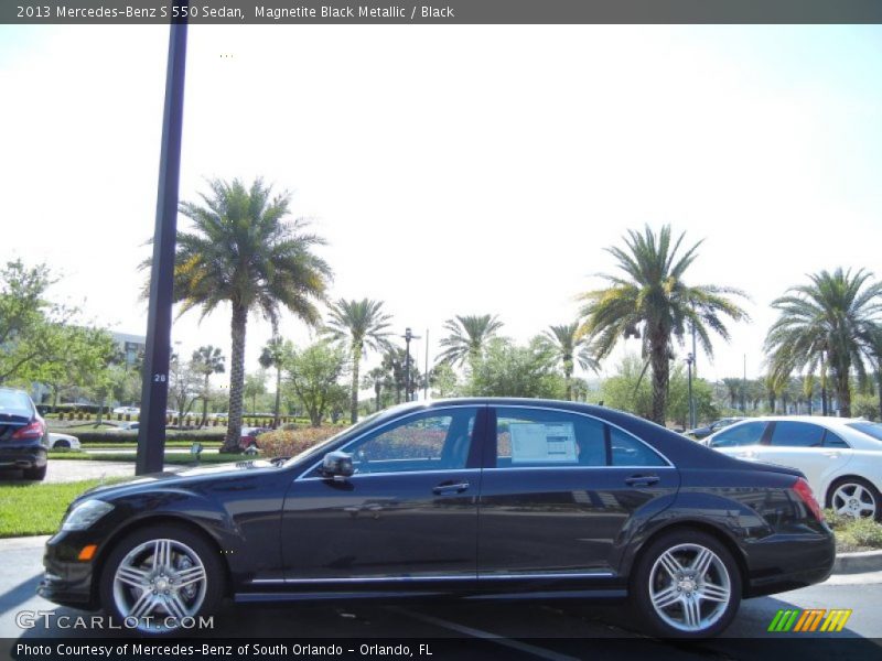 Magnetite Black Metallic / Black 2013 Mercedes-Benz S 550 Sedan