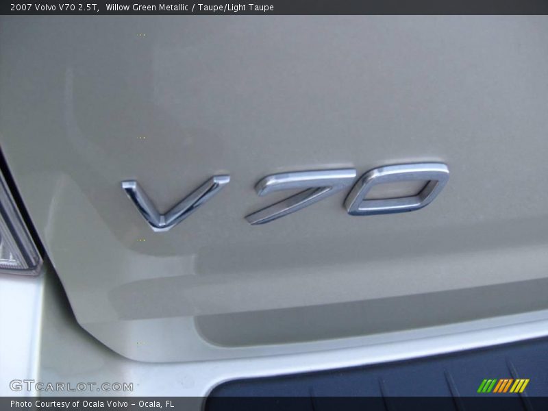 Willow Green Metallic / Taupe/Light Taupe 2007 Volvo V70 2.5T