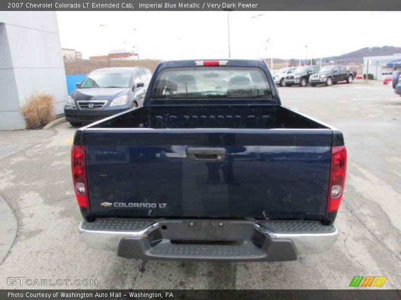 Imperial Blue Metallic / Very Dark Pewter 2007 Chevrolet Colorado LT Extended Cab
