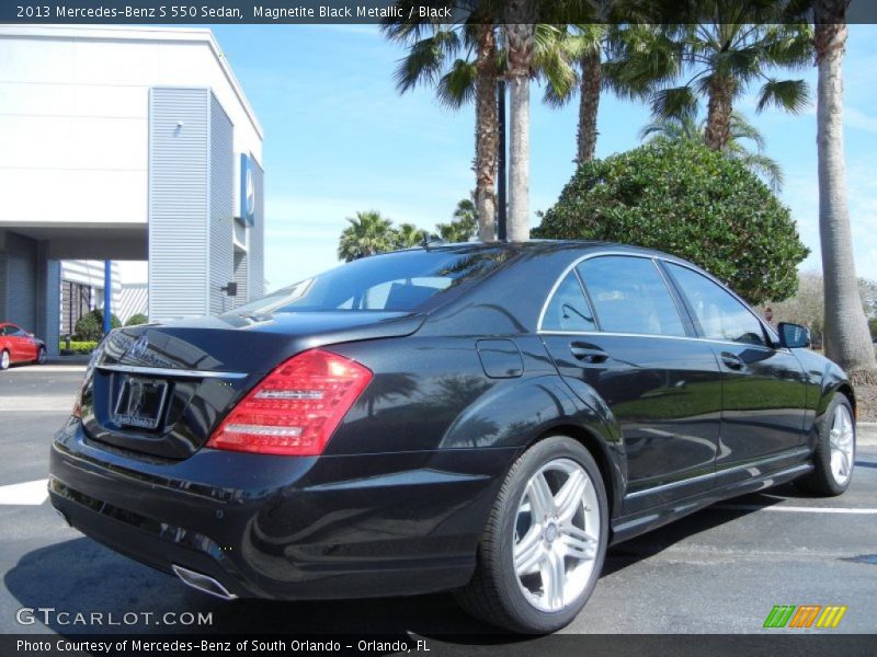 Magnetite Black Metallic / Black 2013 Mercedes-Benz S 550 Sedan