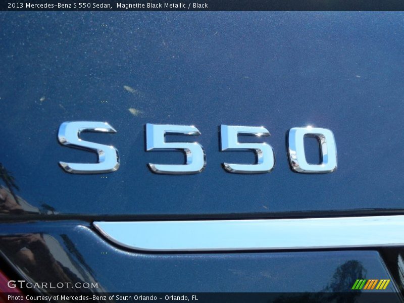 Magnetite Black Metallic / Black 2013 Mercedes-Benz S 550 Sedan