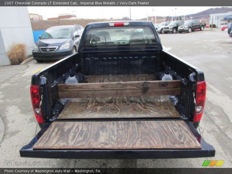 Imperial Blue Metallic / Very Dark Pewter 2007 Chevrolet Colorado LT Extended Cab