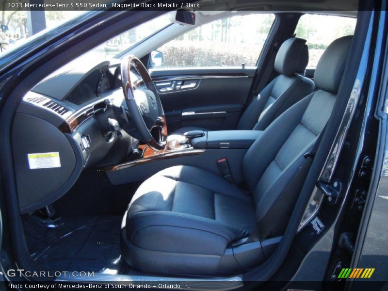 Magnetite Black Metallic / Black 2013 Mercedes-Benz S 550 Sedan