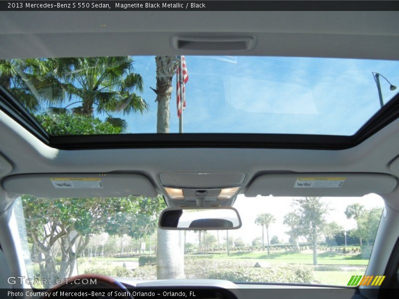 Magnetite Black Metallic / Black 2013 Mercedes-Benz S 550 Sedan