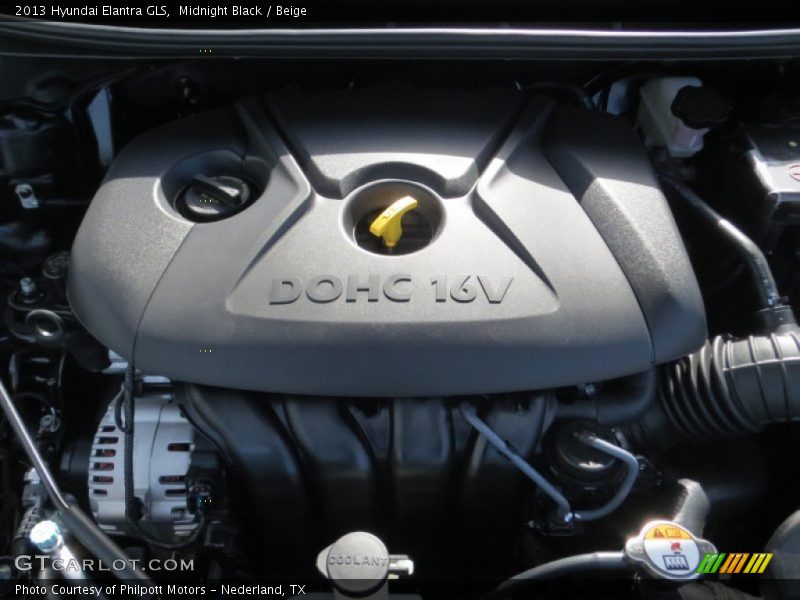 Midnight Black / Beige 2013 Hyundai Elantra GLS