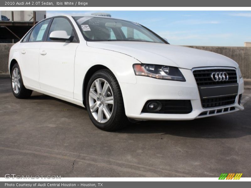 Ibis White / Beige 2010 Audi A4 2.0T Sedan