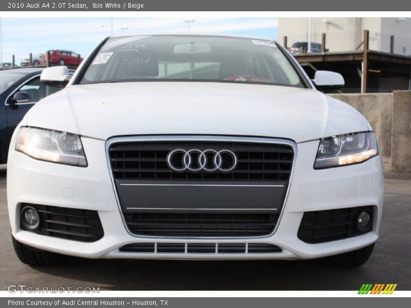 Ibis White / Beige 2010 Audi A4 2.0T Sedan