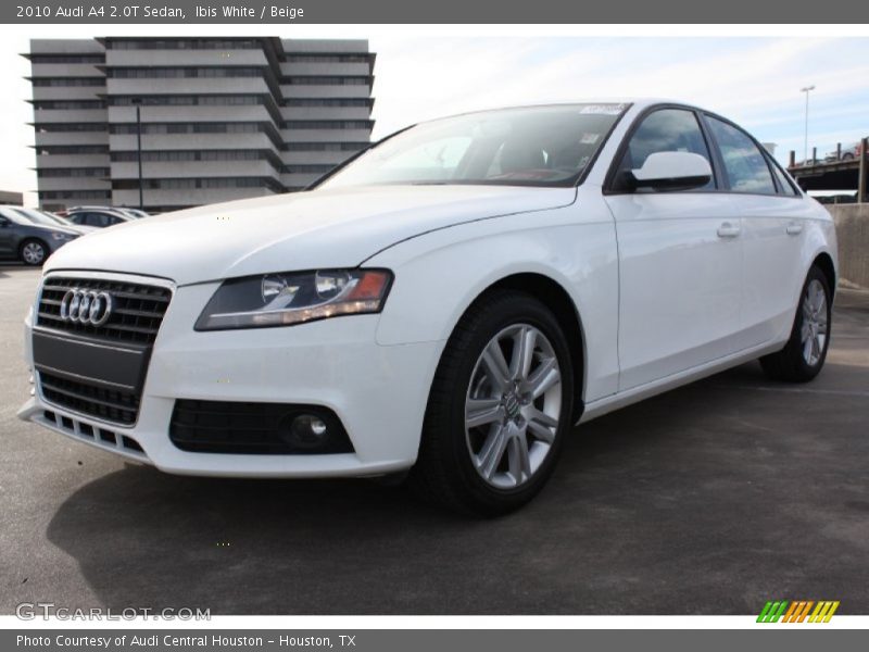 Ibis White / Beige 2010 Audi A4 2.0T Sedan