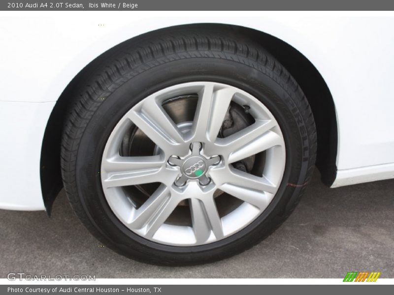 Ibis White / Beige 2010 Audi A4 2.0T Sedan