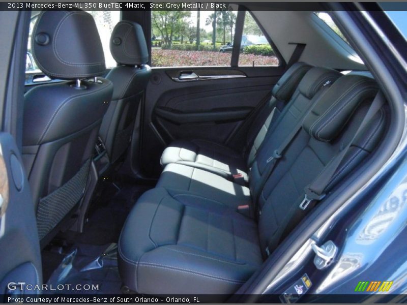 Rear Seat of 2013 ML 350 BlueTEC 4Matic